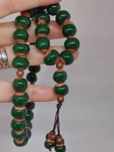 Anadolu Toprağı Serisi 33'Lük Yeşil Renk Seramik Boncuk Tesbih 10-12mm (54122) thumbnail 5