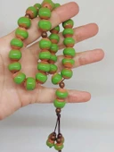 Anadolu Toprağı Serisi 33'Lük Yeşil Renk Seramik Boncuk Tesbih 10-12mm (54132) thumbnail 2