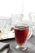 English Home Rich Cam 4'lü Kulplu Çay Bardağı 150 Ml Şeffaf - 1