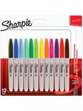 Sharpie Markör Permanent Fine Karışık Renk 12 Lİ 2065404 - 1