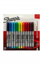 Sharpie Markör Permanent Ultra Fine Karışık Renk 12 Lİ SH-2065408 - 1