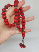 Anadolu Toprağı Serisi 33'Lük Kırmızı Renk Seramik Boncuk Tesbih 10-12mm (54120) thumbnail 5