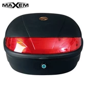Maxem Mx-32 Motosiklet Arka Çanta Topcase Siyah - 1