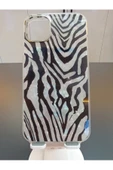 İPhone 12 İPhone 12 Pro Uyumlu Leopar Desen Kılıf Sararmaz Ekstra Darbe Korumalı Kapak - 1