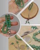 Aventurin Taşı Açık Renk Tesbih 33Lük 8mm (17605) thumbnail 1