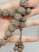 Anadolu Toprağı Serisi 33'Lük Kahverengi Renk Seramik Boncuk Tesbih 10-12mm (54166) thumbnail 5