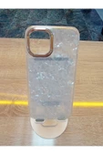 İPhone 15 Plus Uyumlu Mermer Desen Darbe Korumalı Premium Kapak - 1