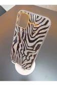 İPhone 12 İPhone 12 Pro Uyumlu Leopar Desen Kılıf Sararmaz Ekstra Darbe Korumalı Kapak - 3