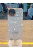 İPhone 15 Plus Uyumlu Mermer Desen Darbe Korumalı Premium Kapak - 5