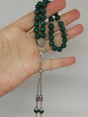 Malakit Taşı Tesbih 33Lük 8mm (8900) thumbnail 5