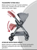Convers Neva Yeni Nesil Cabin Çiftyön Bebek Arabası Siyah - 6