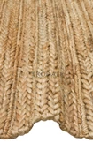 Choti Koleksiyonu Jüt ile üretilen el dokuma sisal kilim Natural - 3