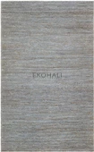 Fine Koleksiyonu Jüt ile üretilen el dokuma sisal kilim Slate Natural - 1