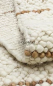 Jade Koleksiyonu Yün ile üretilen örme el halısı JD 06 Natural - 5
