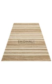 Echo Koleksiyonu Jüt ile üretilen el dokuma sisal kilim Natural ECH11 - 3