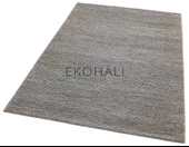 Fine Koleksiyonu Jüt ile üretilen el dokuma sisal kilim Slate Natural - 3