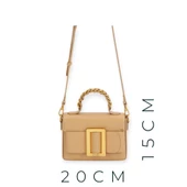 Levidor Özel Renk El Ve Kol Çantası Olarak Tasarlanmış Suni Deri Bayan Omuz Çantası LEVDR.7363930245KHV thumbnail 2