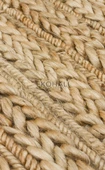 Choti Koleksiyonu Jüt ile üretilen el dokuma sisal kilim Natural - 4