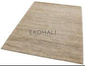 Fine Koleksiyonu Jüt ile üretilen el dokuma sisal kilim Dark Natural - 3