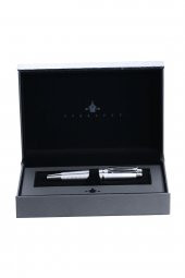 Steel Pen Takım Kalem Dolma+Tükenmez World Serisi M.Krom 2711 - 1
