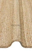 Echo Koleksiyonu Jüt ile üretilen el dokuma sisal kilim Natural ECH12 - 3