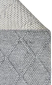 Jade Koleksiyonu Yün ile üretilen örme el halısı Diamond Grey - 2