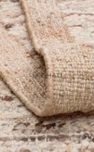 Lhasa Koleksiyonu Yün ve Jüt ile Üretilen Örme El Dokuma Halı LHS 01 Multy Natural - 5