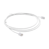 PATCH CORD  UTP CAT6 2 MT SLIM WHITE  (08F007) thumbnail 3