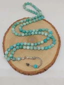 Amazonit Taşı Royal 99luk Tesbih 8mm (36600) thumbnail 6