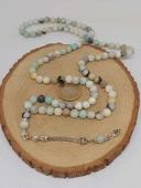 Amazonit Taşı 99luk Tesbih 8mm (4437) thumbnail 6