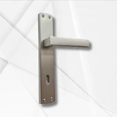 Marelli LUSSO INOX inox saten renkli AYNALI 1. KALİTE kapı kolu - 3