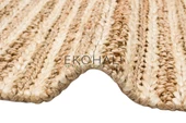 Netra Koleksiyonu Jüt ile üretilen el dokuma sisal kilim 1152 Natural XW thumbnail 2
