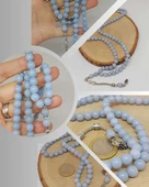 Angelit Taşı 99luk Tesbih 8mm (3927) thumbnail 1