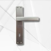 Marelli LUSSO INOX inox saten renkli AYNALI 1. KALİTE kapı kolu - 1
