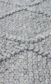 Jade Koleksiyonu Yün ile üretilen örme el halısı Diamond Grey - 3