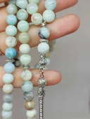 Amazonit Taşı 99luk Tesbih 8mm (4437) thumbnail 5