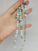 Amazonit Taşı 99luk Tesbih 8mm (4437) thumbnail 2