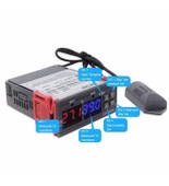 STC-3028 Dijital Sıcaklık Nem Ölçer 220V 10A Termostat thumbnail 5