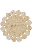 Patna Koleksiyonu Jüt Örgü Halı PTN 03 Natural White - 2