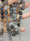 Rutil Kuvars (Beril) Taşı 99luk Tesbih 8mm (54334) thumbnail 2