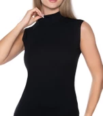 YILDIZ 2295 KADIN LİKRALI SIFIR KOL BALIKÇI YAKA ATLET TEKLİ thumbnail 1