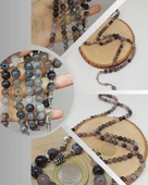 Rutil Kuvars (Beril) Taşı 99luk Tesbih 8mm (54334) thumbnail 1