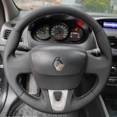 Renault Fluence Tuşsuz Araca Özel Direksiyon Kılıfı (DÜZ DERİ) thumbnail 1