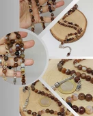 Akik Taşı 99luk Tesbih 8mm (24010) thumbnail 1