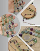 Florit Taşı 99luk Tesbih 8mm (4701) thumbnail 1