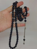 Shungite (Şungit) Taşı 99luk Tesbih 8mm (23180) thumbnail 5