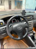 Toyota Corolla 2002-2008 Araca Özel Direksiyon Kılıfı (NUBUK KARBON YÜZÜKLÜ) thumbnail 2