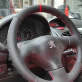 Peugeot 206 (1999-2003) Araca Özel Direksiyon Kılıfı (NOKTA NUBUK YÜZÜKLÜ) thumbnail 2