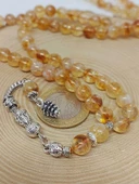 Sitrin Taşı Açık & Koyu Karışık Renk Taşı 99luk Tesbih 8mm (27570) thumbnail 3