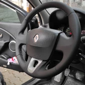 Renault Fluence Tuşsuz Araca Özel Direksiyon Kılıfı (DÜZ DERİ) thumbnail 2